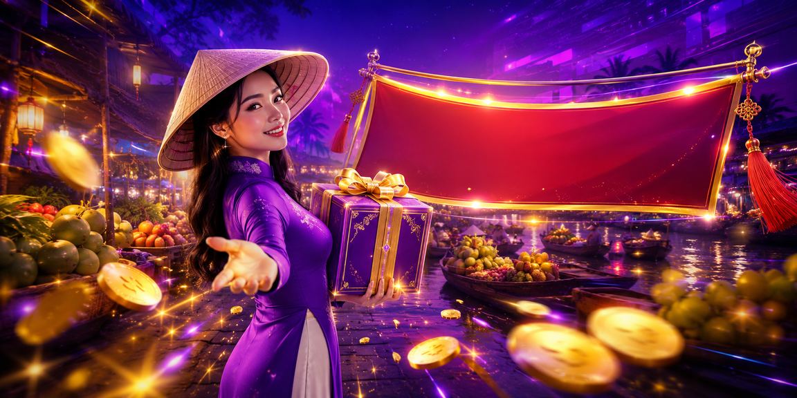 Phòng cược thể thao ánh đèn neon tại Mekong